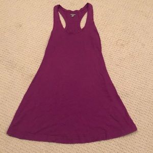 Purple beach cover up
